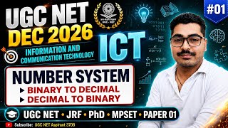 #01 | Number System Complete | Binary, Decimal, Octal & Hexadecimal | UGC NET Paper 1 | ICT By Rahul