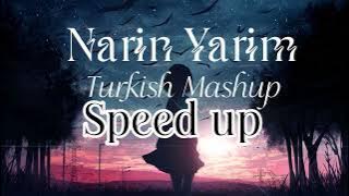 Narin Yarim (speed up) lyrics|Lofi world lyric|#turkishmashup