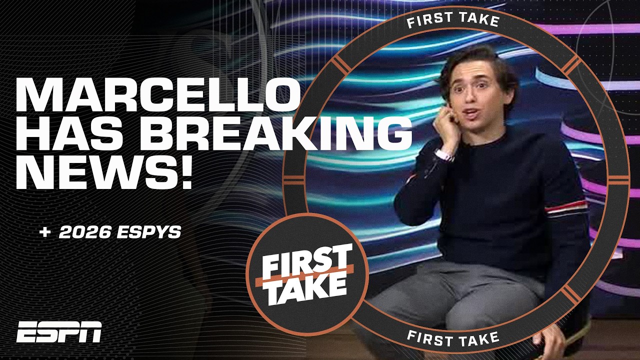 Marcello Hernandez breaks news on LeBron James' future 🤣 | First Take