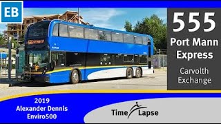 555 Port Mann Express: to Carvolth Exchange (Timelapse) | TransLink CMBC