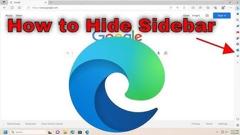 How to Enable or Disable Sidebar in Microsoft Edge | Step by Step Tutorial