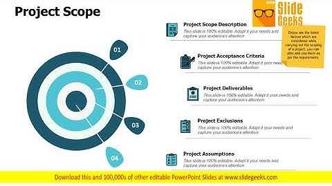 Project Scope Arrows Goal Ppt Powerpoint Presentation Styles