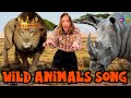 Wild animals song for children  african big 5 song for kids  english song for students