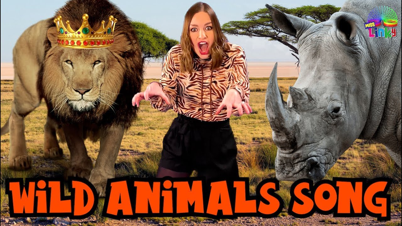 Wild Animals Song for Children | African Big 5 Song for Kids | English Song  for Students - YouTube