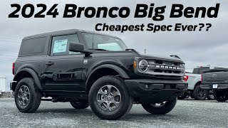 Cheapest Bronco Ever! / 2024 Ford Bronco Big Bend Review by MacPhee Ford 8,626 views 2 months ago 7 minutes, 53 seconds