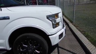 2017 FORD F150 XLT  RIDING ON CUSTOM BLACK 20 INCH RIMS & TIRES OFF ROAD