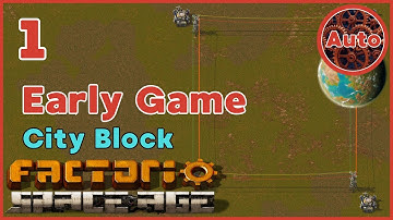Creating a City Block/Roboport Grid | Factorio Quality Playthrough | Ep. 1