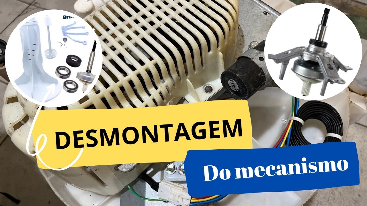 Desmontando o Kit Mecanismo da sua Lavadora: Guia Passo a Passo (part1).