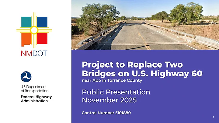 Highway 60 Bridge Replacement | NMDOT