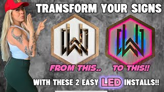 Two Easy Ways to Add LED Lights to Your Laser Cut Sign