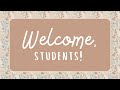 Classroom Welcome Banner Boho Background | With Guitar Instrumental Music | Right Click to Loop 🔁