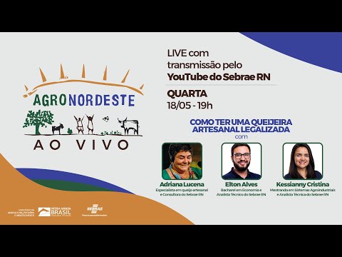 LIVE &QUOT;COMO TER UMA QUEIJEIRA ARTESANAL LEGALIZADA&QUOT;