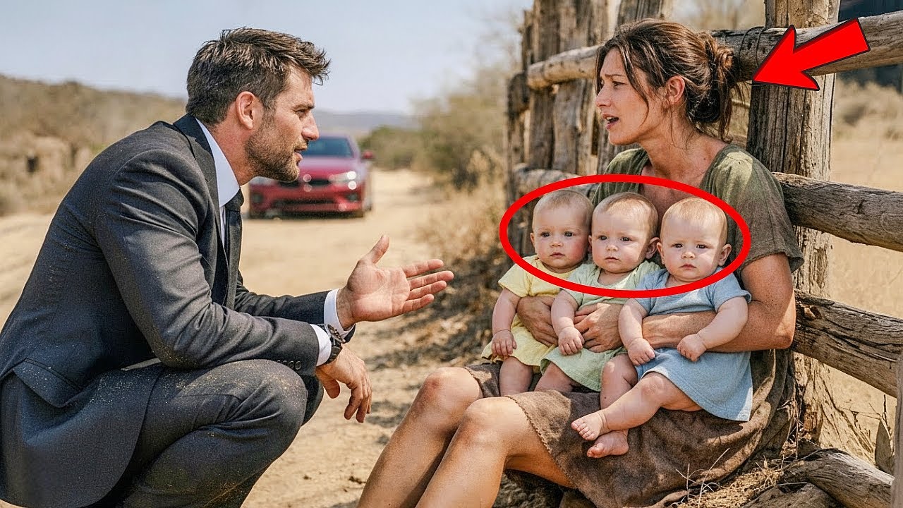 “NON TI LASCERÒ QUI”, DISSE IL MILIONARIO ALLA DONNA CHE INCONTRÒ SULLA STRADA CON TRE BAMBINE