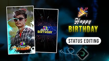 🎂New Style Khortha Tune Birthday Status Editing Alight Motion | Happy Birthday Status Editing 2025