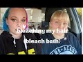 Bleaching my hair using the Bleach bath method for the 1st time ! (shocking result😳)