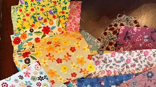 Floral slow stitching #stitch #stitches #embroidery #sewing #easy #tutorial #flowers #diy #crafts 