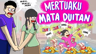 KAWIN LARI 6 - Ini Sih Parah 😂 MERTUAKU MATRE DAN MATA DUITAN #HORORKOMEDI- Kartun lucu Indonesia