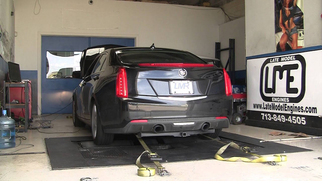 Cadillac ATS 2.0T dyno run, tuned by Pfadt Racing - YouTube