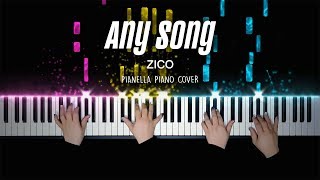 ZICO - Any Song | 4hands Piano Cover by Pianella Piano видео