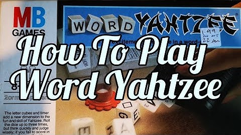 How To Play Word Yahtzee - Guide With Examples of Gameplay