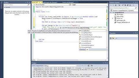 External images in data report