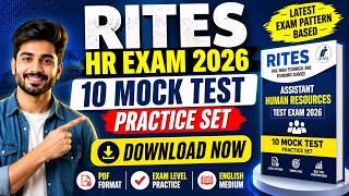 RITES Assistant Human Resources Exam 2026 eBook PDF | 10 Mock Test Practice Set Download