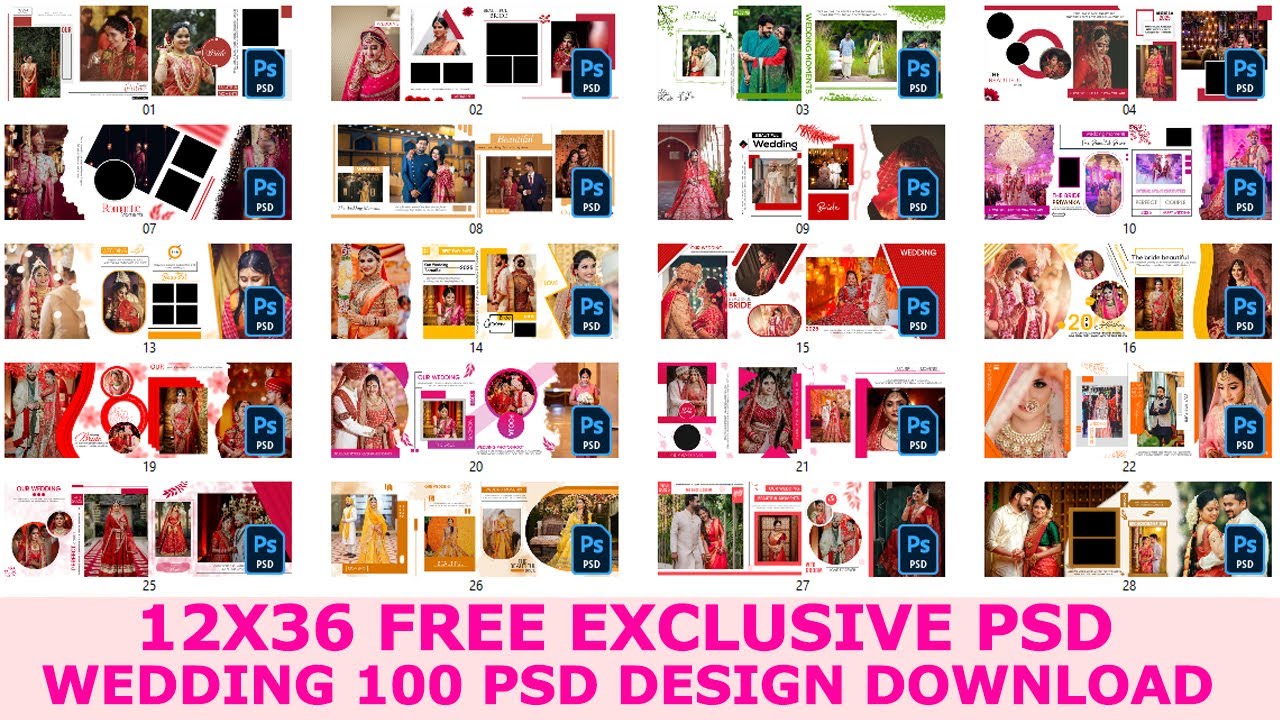 Album design in Photoshop 12x36 Album design PSD 2025 new album PSD 2025 free download