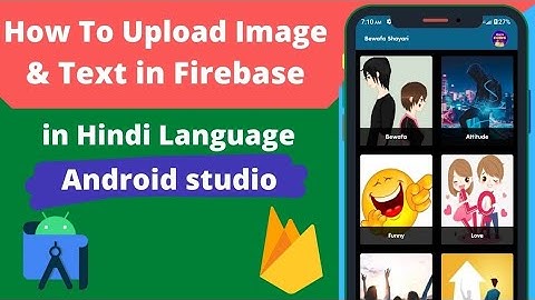 How to Upload Image and Text in Firebase | Firebase me Data Upload Kaise Kare #firebase #android