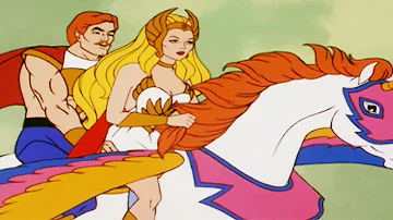 Qual é o nome do cavalo da She-ra?