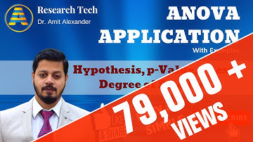 ANOVA Statistical Calculations with Example and Use of MS-Excel for ANOVA Calculation #ANOVA..