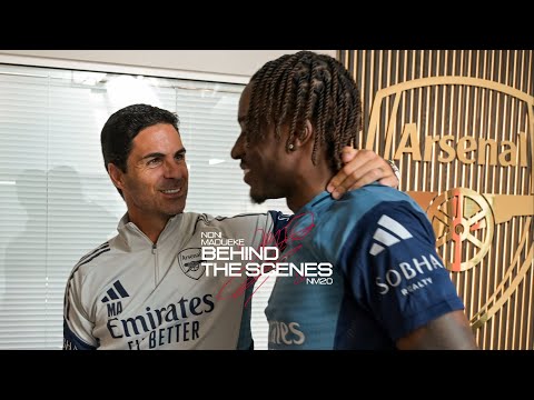 BEHIND THE SCENES Noni Madueke S First Day At The Arsenal