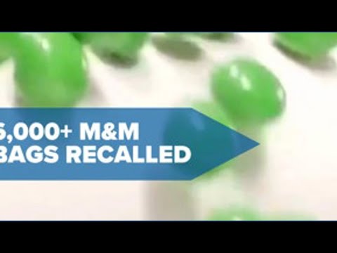 Thousands of M&M bags recalled for undeclared allergens