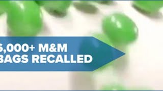 Thousands of M&M bags recalled for undeclared allergens