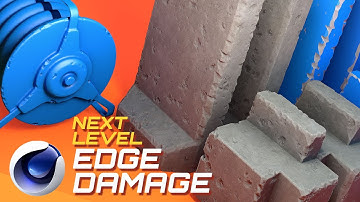 Next Level Parametric Edge Damage in Cinema 4D (Volume Builder)