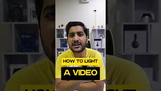 How to Light A Video #shorts