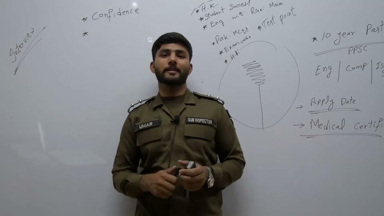 Free Seminar for Sub Inspector Punjab Police Aspirants By Muhammad Umar (SI)