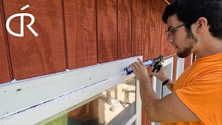 How to seal windows on T111 sheathing