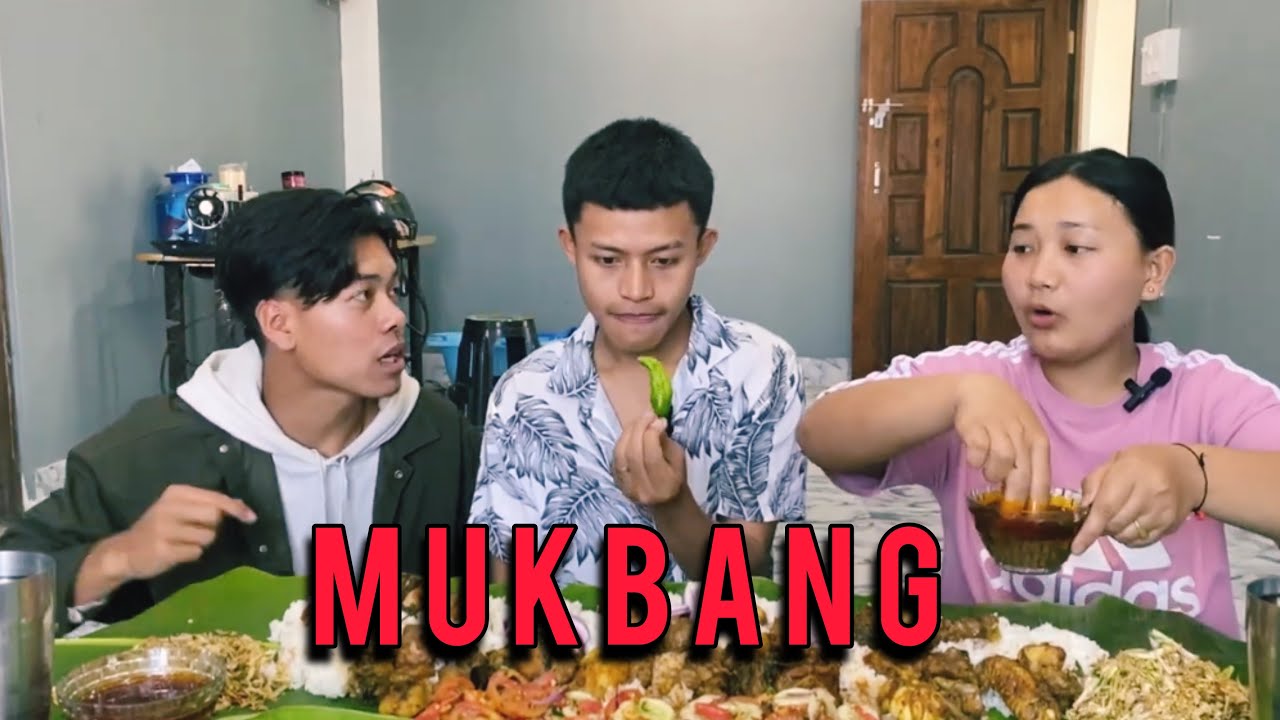 Da thoinao/punshiba ga mukbang macha ama @ThoinaoThokchom @PunshibaVlog