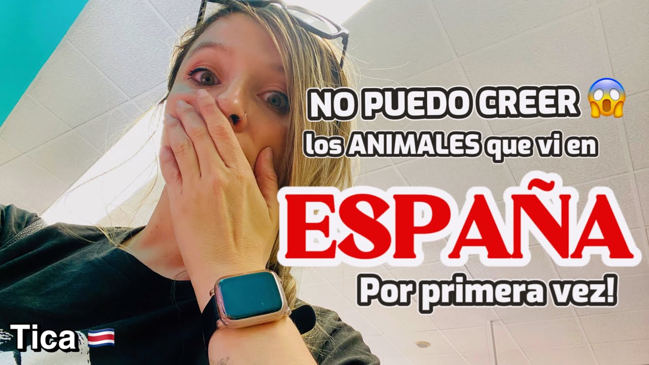 Estos ANIMALES JAMÁS los había visto hasta que llegué a ESPAÑA! 😱👀