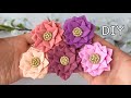Цветы из фоамирана Простой способ Красивый результат/ Easy DIY Foam Paper Flowers / Flores de foami