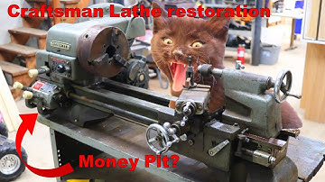 Atlas Craftsman Lathe Restoration Revival Part 1