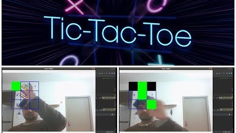 Play Tic-tac-toe virtually using OpenCV Python and MediaPipe (Part-1).