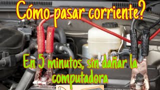 Pasar corriente sin dañar la computadora del vehículo. Paso a paso en 5 minutos!