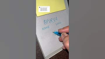APURVA Name Logo 🫶🏻 #trending #comment #apurva #namelogo #viral #namelogodesign #logo #logodesign