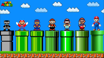 Super Mario Bros., but There Are MORE Custom Pipes for All Mario Characters!