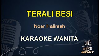 TERALI BESI KARAOKE || Noer Halimah ( Karaoke ) Dangdut || Koplo HD Audio