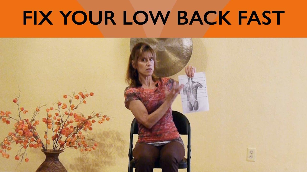Stretching and Moving the Diamond Thoracolumbar Fascia Chair Yoga