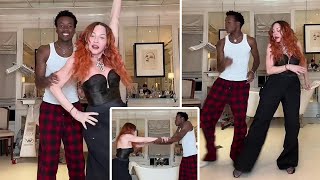 Madonna And Her Adopted Son David Banda Show Off Their Impressive Dance Moves Together