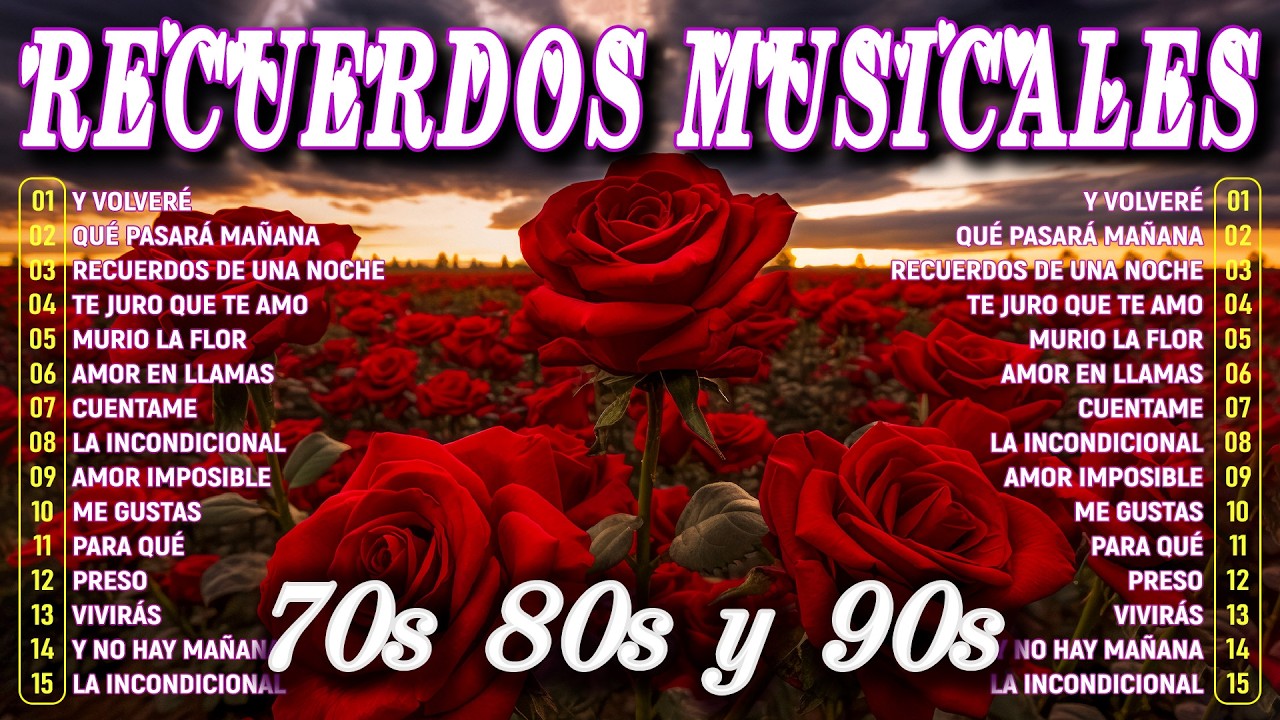 Los Sonidos del Ayer 70's, 80's y 90's Se Vale Llorar 💖 ANGELES NEGROS, PASTELES VERDES, SOLITARIOS