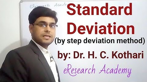 Standard Deviation by Step Deviation Method
